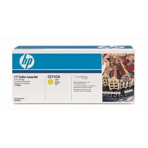 Тонер-картридж HP CE742A (Original)